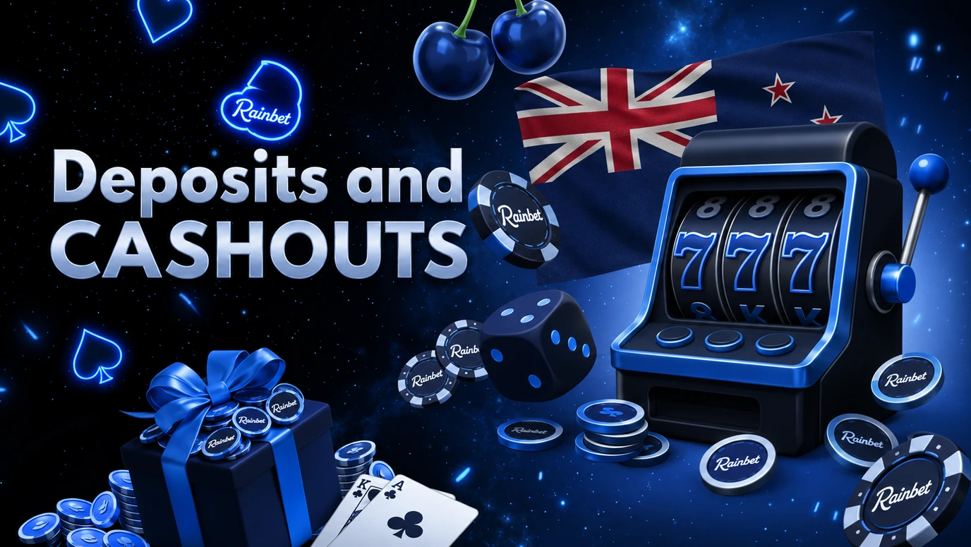 Deposits and cashouts at Rainbet for NZ players